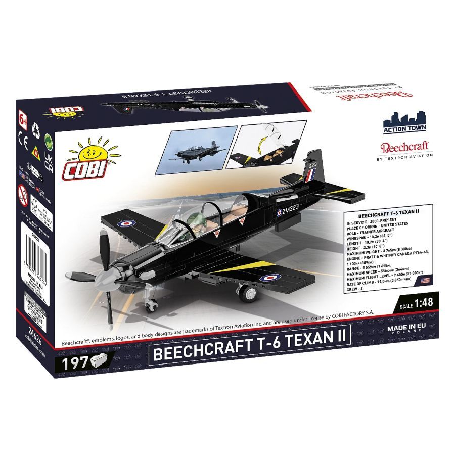 Action Town - Beechcraft T-6 Texan II Construction Set (197 Pieces)
