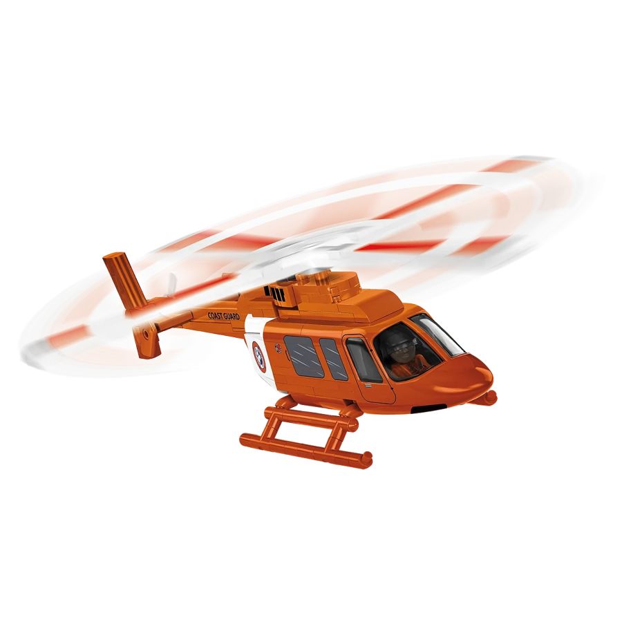Cobi - Bell 407 Coast Guard Helicopter 1:48 Scale (210 Pcs)