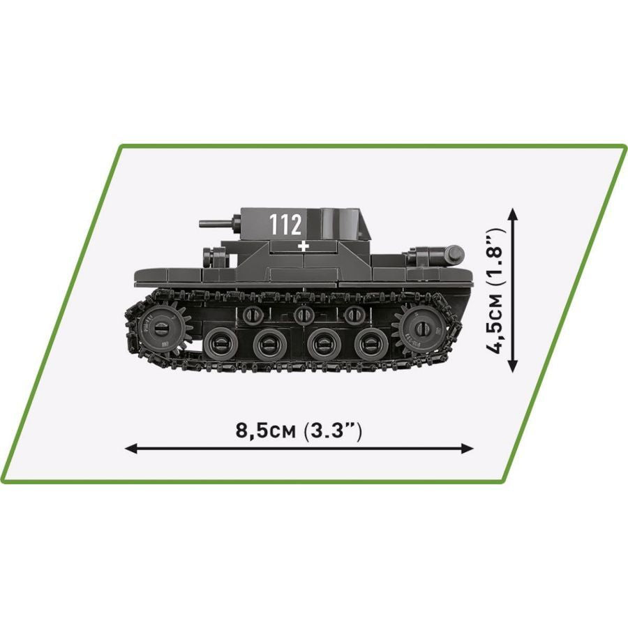 World War 2 - Renault, Valentine, Panze Construction Brick Set (595 Pieces)