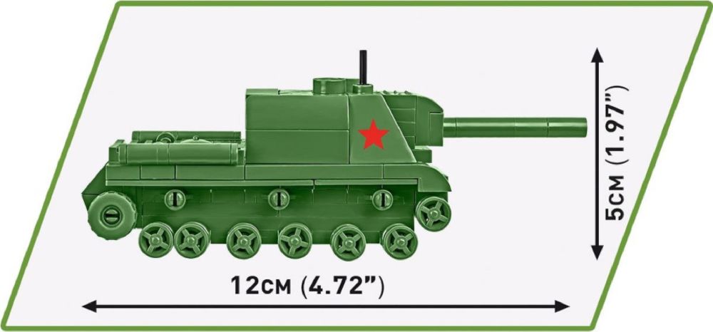 World War 2 - 152 ISU Construction Brick Set (135 Pieces)