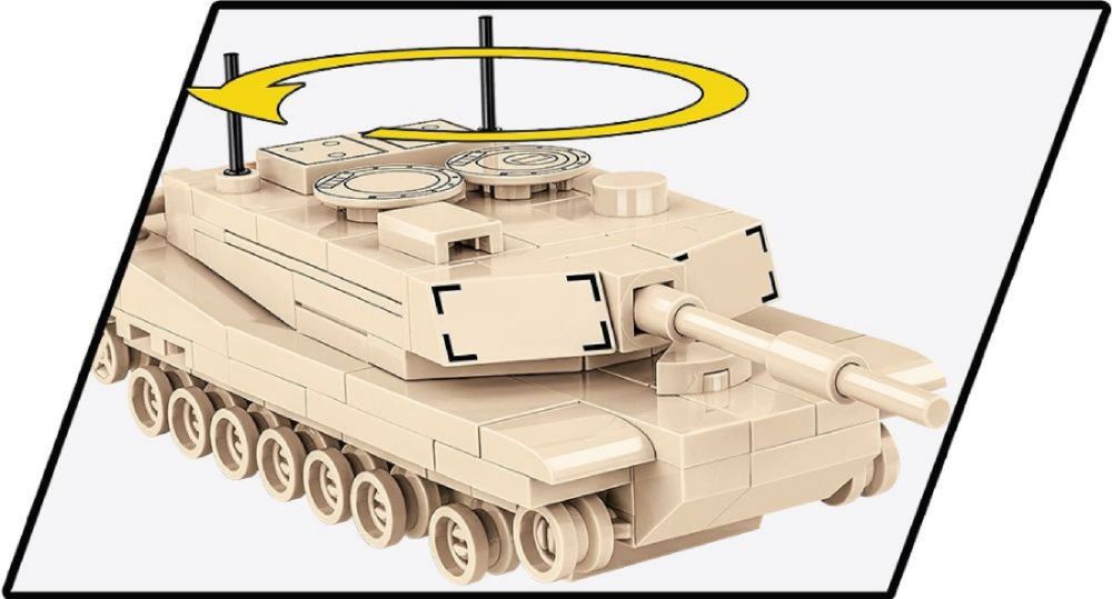 World War 2 - Abrams M1A2 Construction Brick Set (168 Pieces)