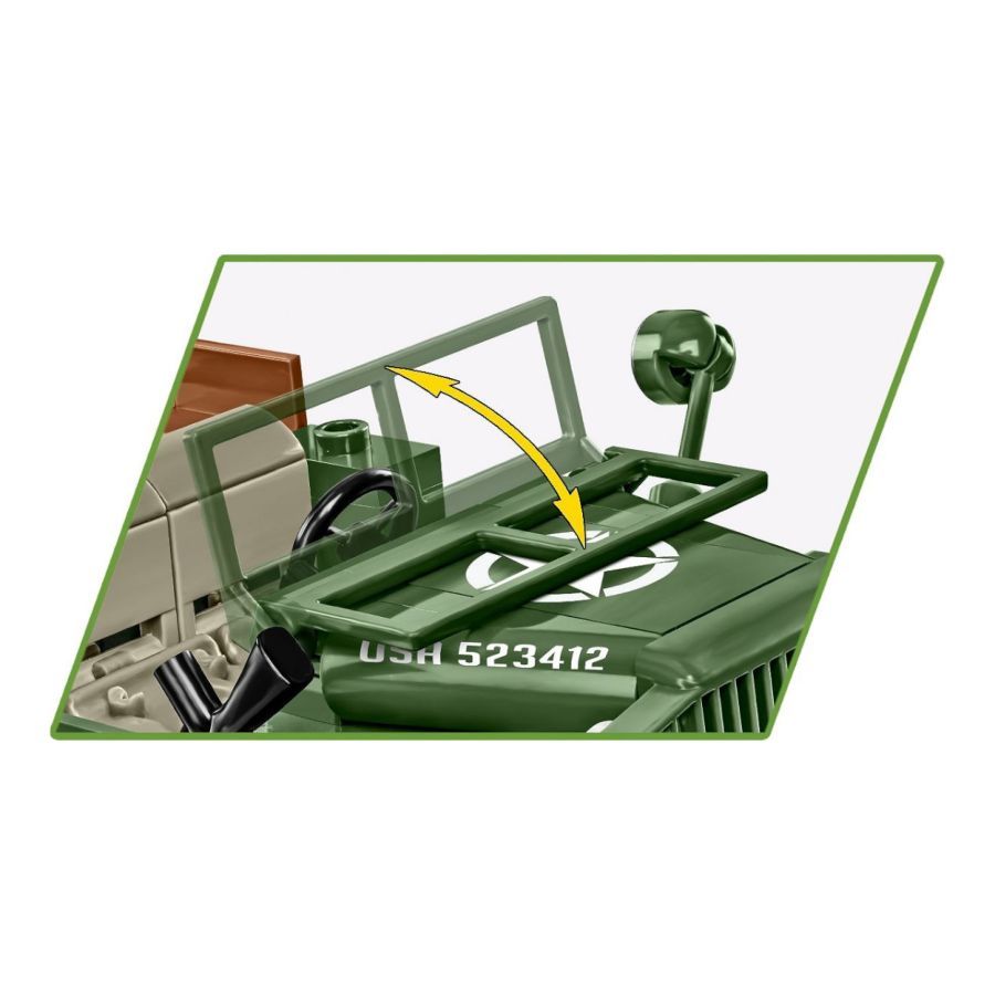 World War 2 - 37mm GMC M6 Fargo Construction Brick Set (230 Pieces)