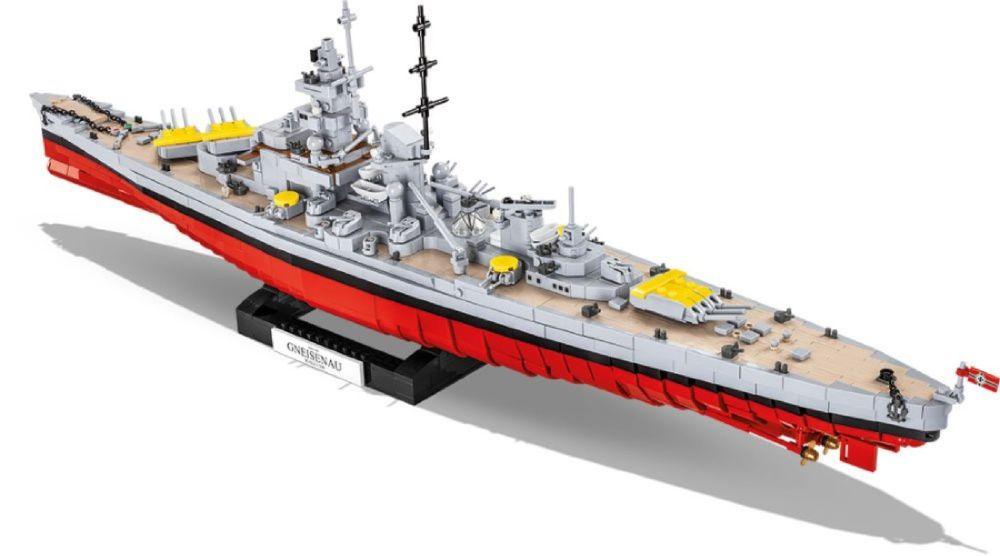 World War 2 - Battleship Gneisenau Construction Brick Set (2417 Pieces)