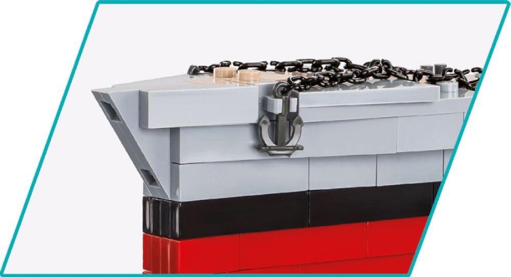 World War 2 - Battleship Gneisenau Construction Brick Set (2417 Pieces)