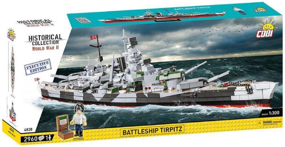 World War 2 - Battleship Tirpitz [Executive Edition] Construction Brick Set (2960 Pieces)