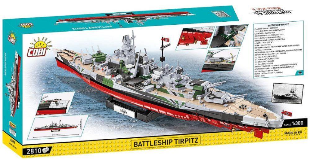 World War 2 - Battleship Tirpitz Construction Brick Set (2880 Pieces)