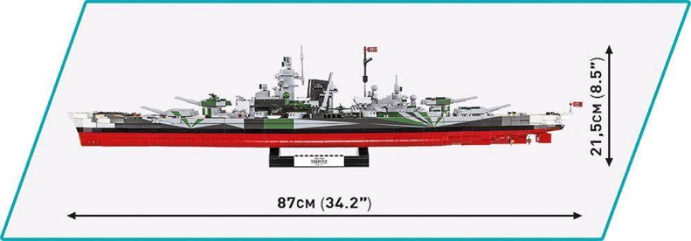 World War 2 - Battleship Tirpitz Construction Brick Set (2880 Pieces)