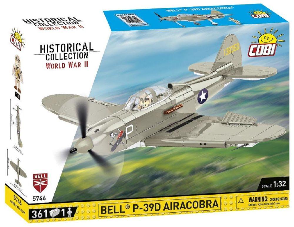 World War 2 - Bell P-39D Airacobra (US) Construction Brick Set (360 Pieces)