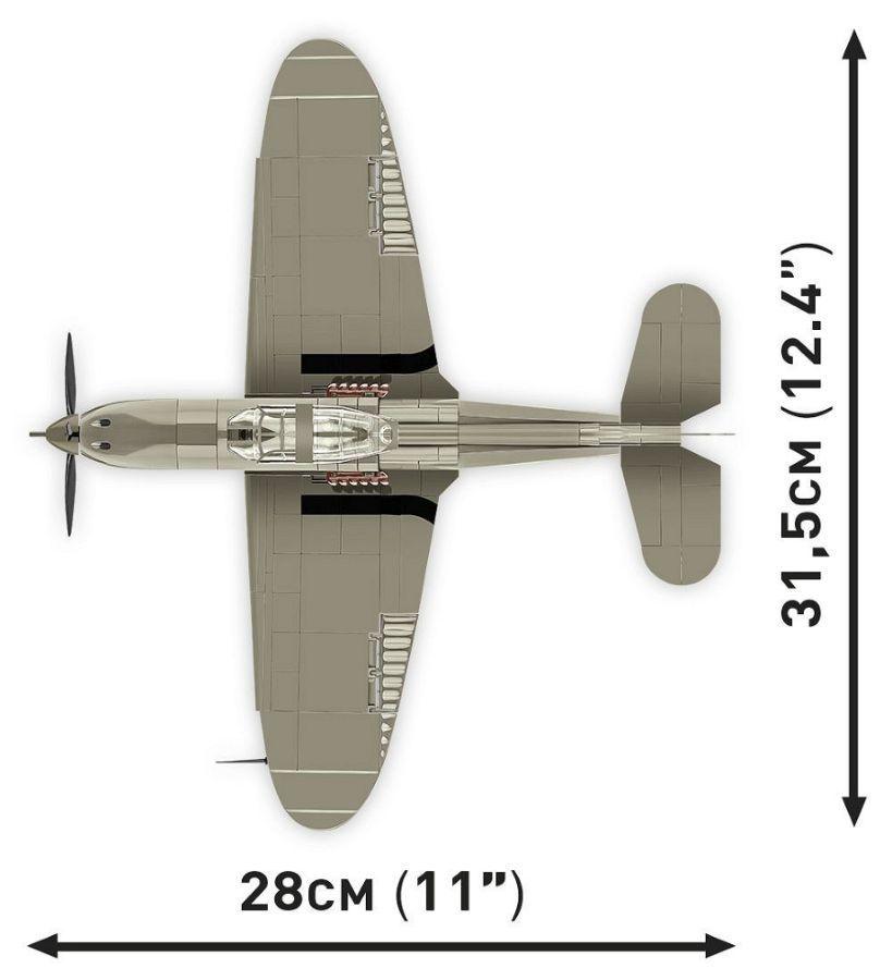World War 2 - Bell P-39D Airacobra (US) Construction Brick Set (360 Pieces)