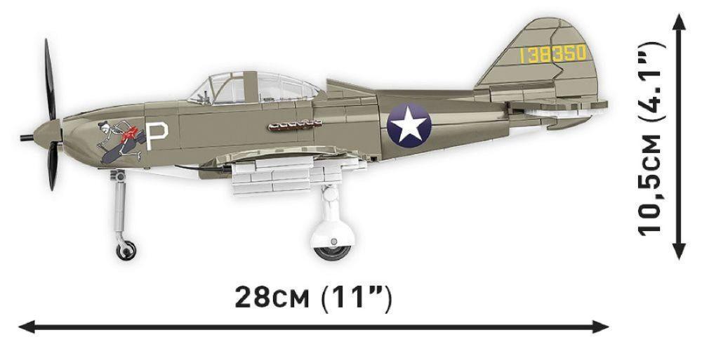 World War 2 - Bell P-39D Airacobra (US) Construction Brick Set (360 Pieces)