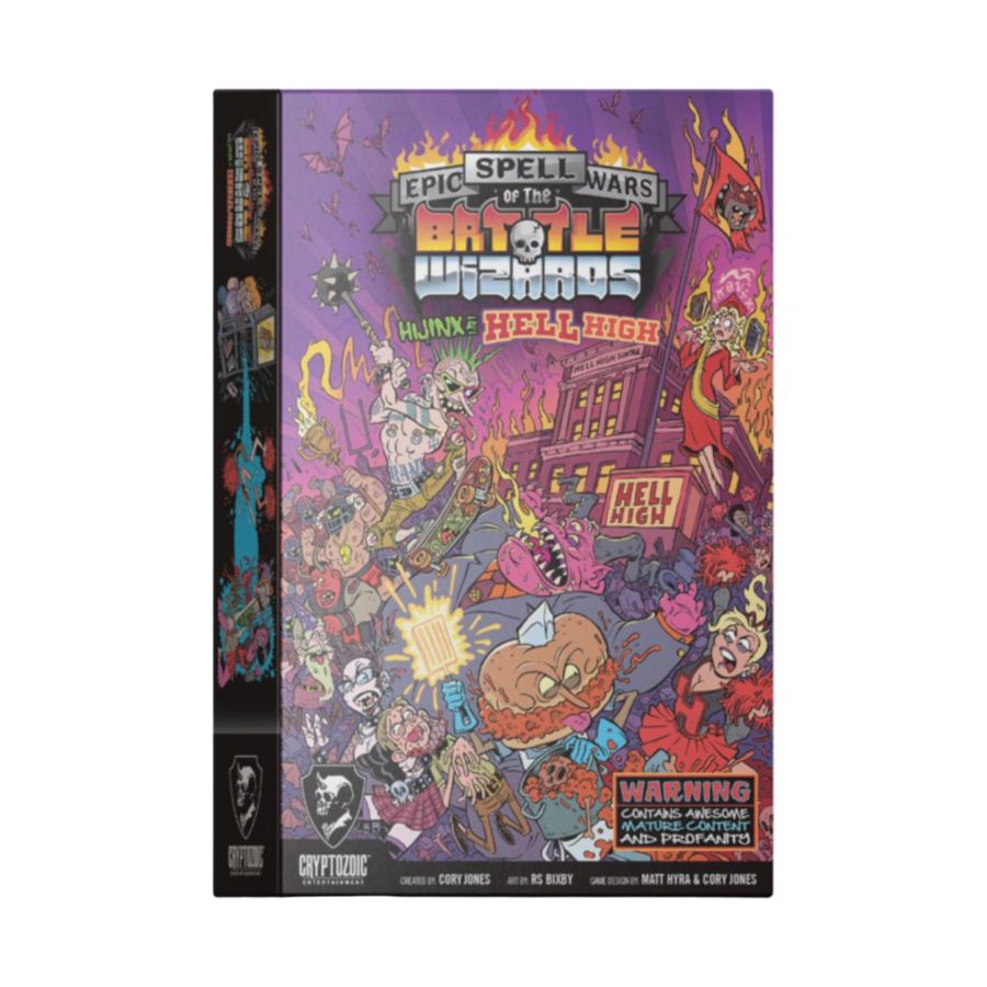 Epic Spell Wars Of The Battle Wizards - Hijinx At Hell High (Board Game)