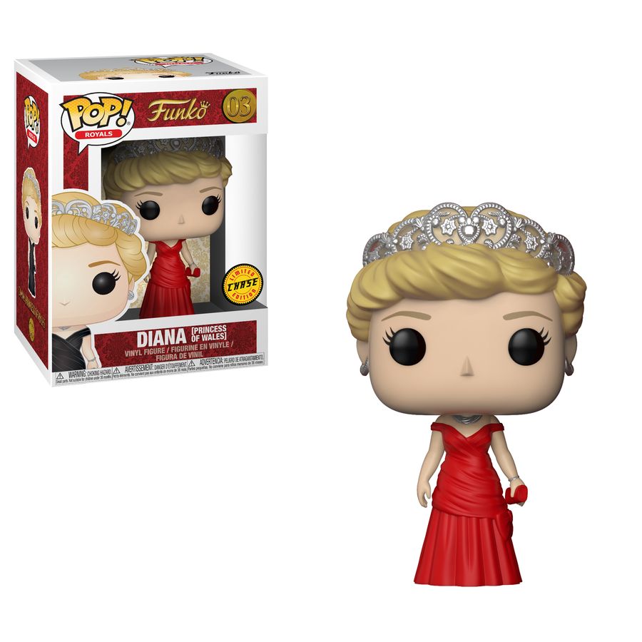 Royal Family - Diana Princess Of Wales Red Dress Chase (Pop! Vinyl)