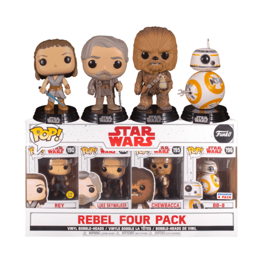 Star Wars: The Last Jedi - Rebel 4-Pack (Pop! Vinyl)