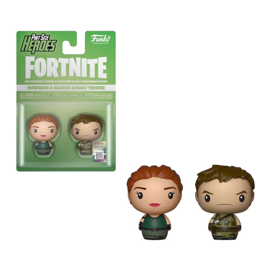Fortnite - Pathfinder And Highrise Assault Trooper Pint Size Hero 2-Pack (Figure)