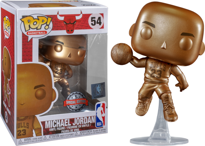 NBA: Bulls - Michael Jordan Bronzed (Pop! Vinyl)