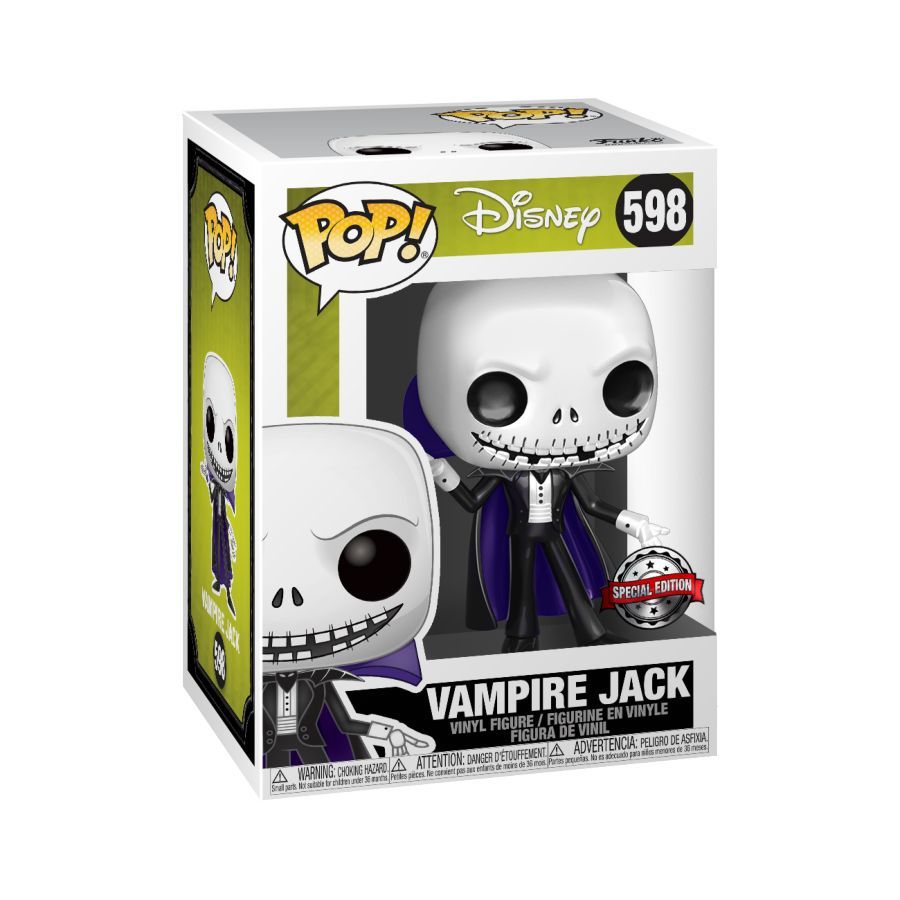 The Nightmare Before Christmas – Jack Vampire Metallic (Pop! Vinyl)