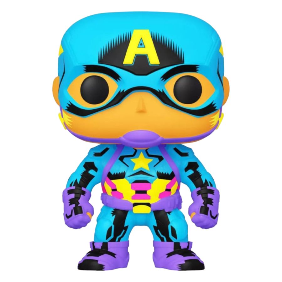 Marvel Comics – Captain America Black Light (Pop! Vinyl)