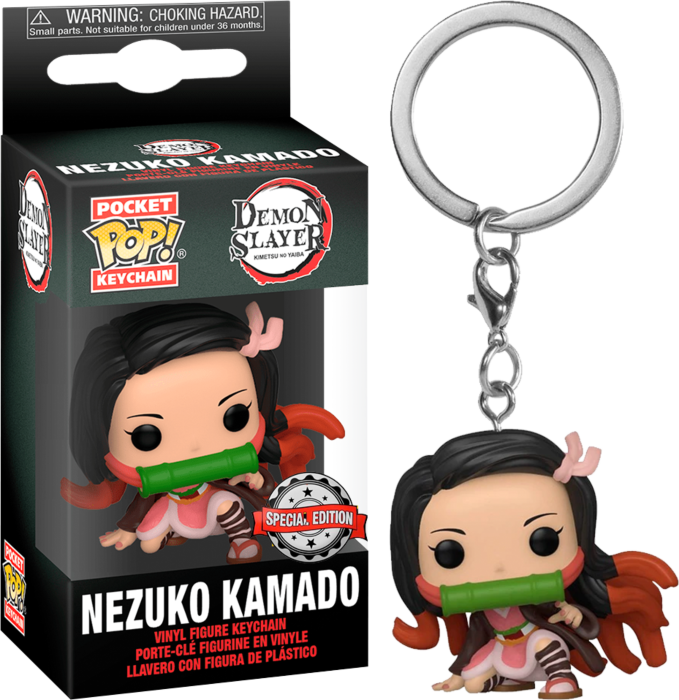 Demon Slayer - Nezuko Kamado Pocket Keychain (Pop! Vinyl)