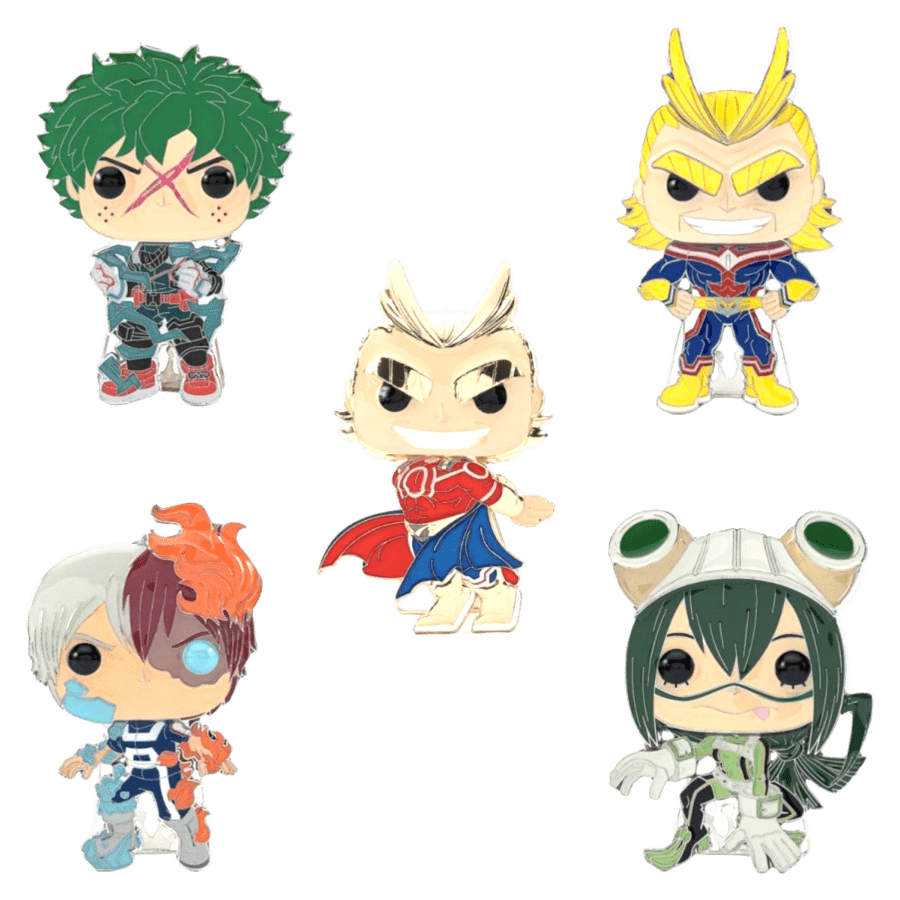 My Hero Academia - 4″ Pop! Enamel Pin Assortment (Display of 12)