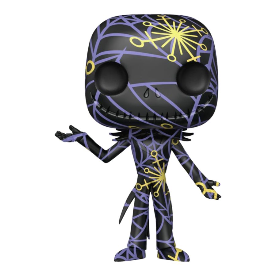 The Nightmare Before Christmas – Jack (Artist) Black & Yellow Pop! with Protector (Pop! Vinyl)