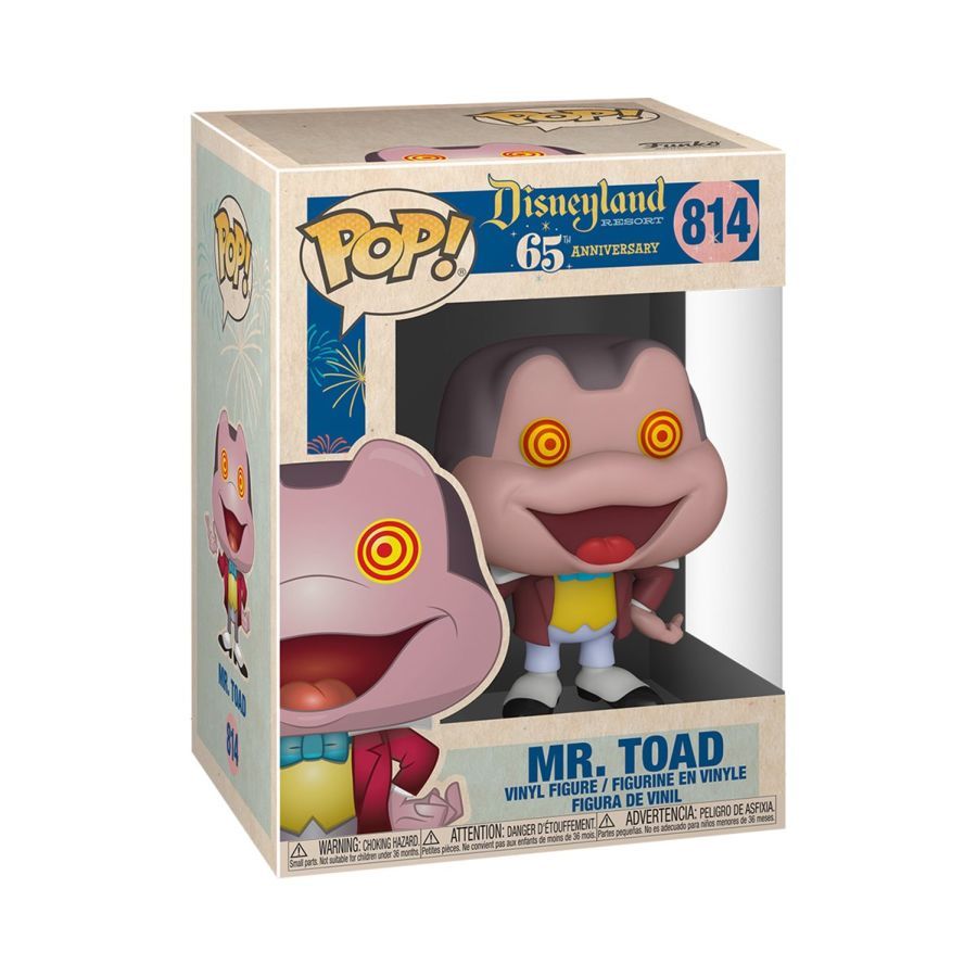 Disneyland 65th Anniversary - Mr Toad With Spinning Eyes (Pop! Vinyl)