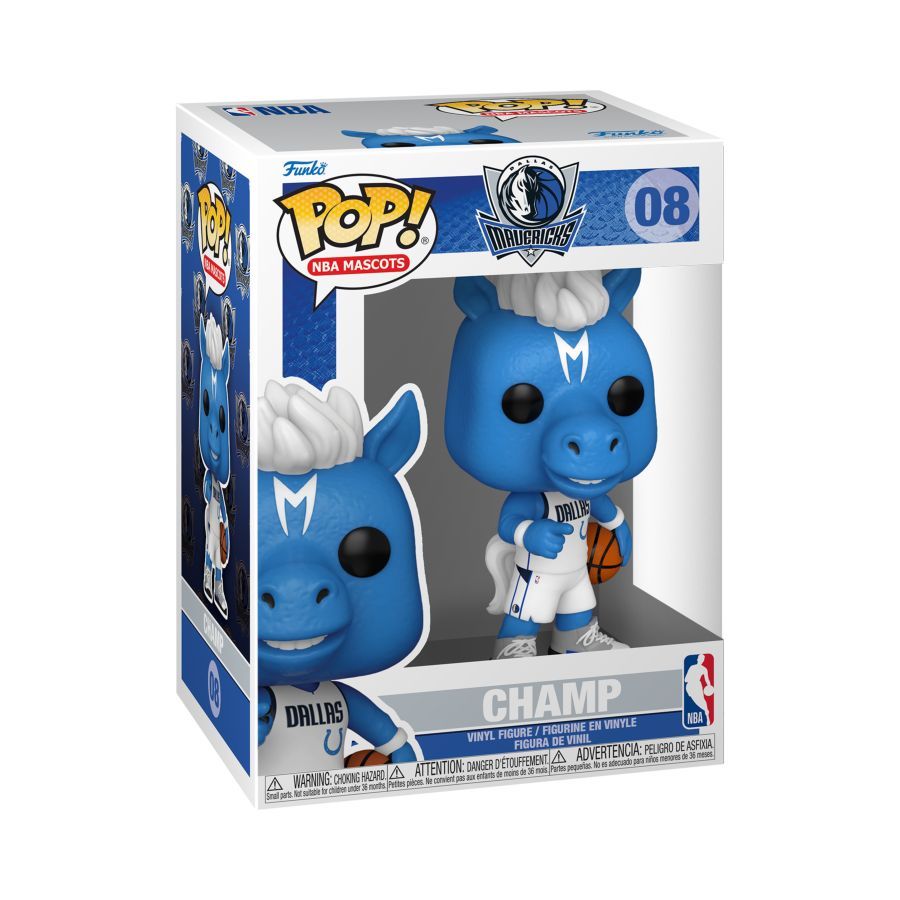 NBA: Mascots – Dallas Champ (Pop! Vinyl)