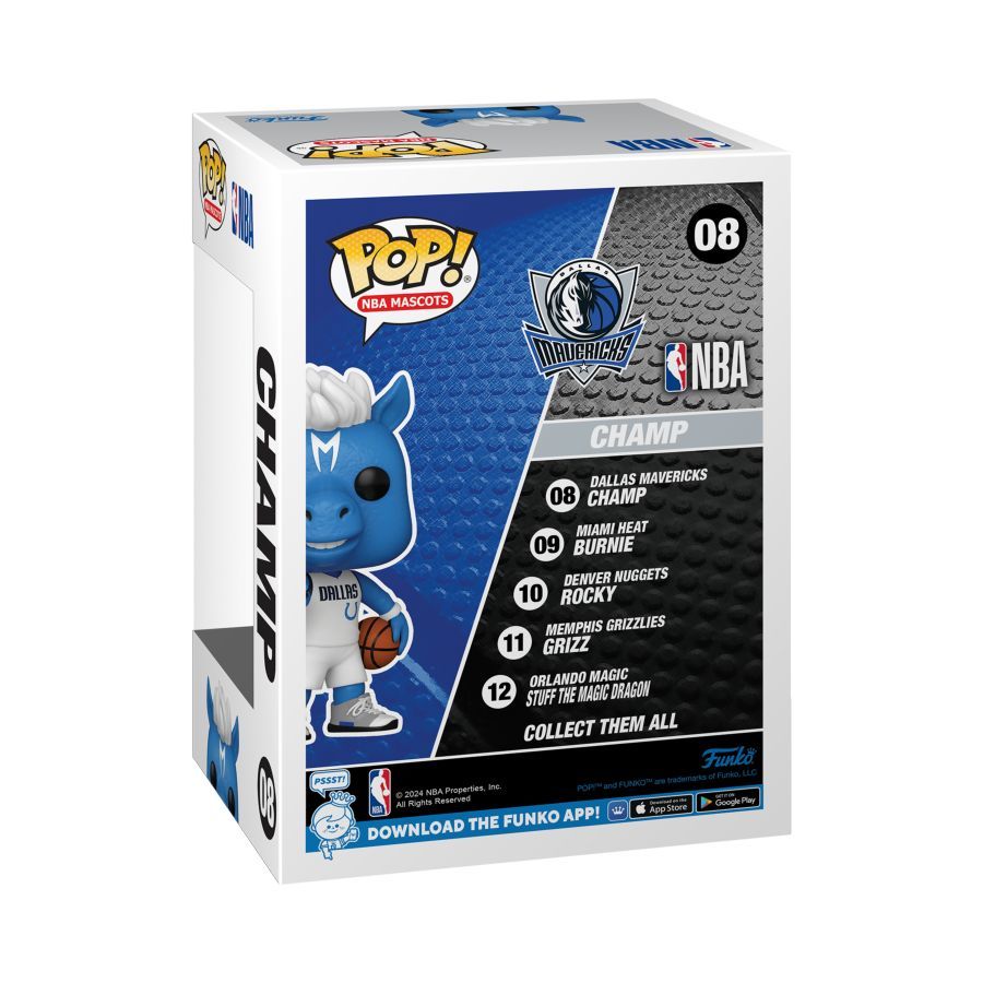 NBA: Mascots – Dallas Champ (Pop! Vinyl)