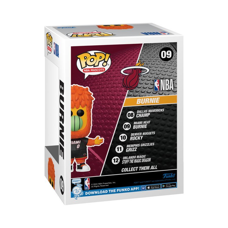 NBA: Mascots – Miami Burnie (Pop! Vinyl)