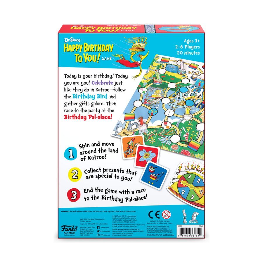 Dr Seuss - Happy Birthday To You (Board Game)