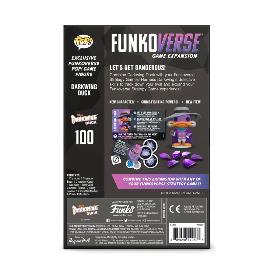 Funkoverse - Darkwing Duck 100 1-Pack Expansion ECCC 2021 (Board Game)