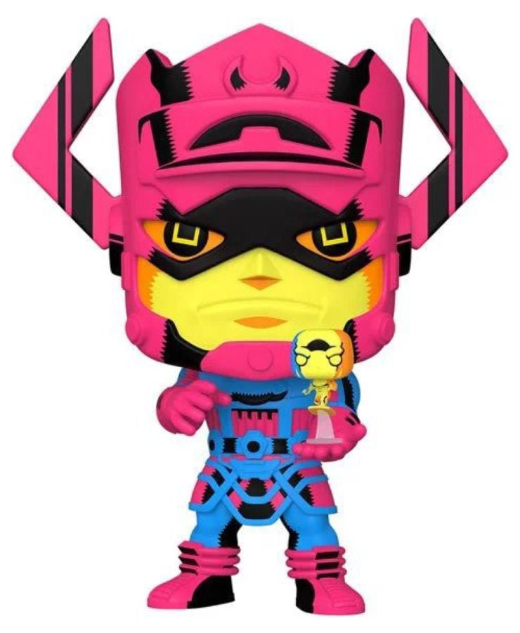 Fantastic Four - Galactus With Silver Surfer Black Light 10" (Pop! Vinyl)
