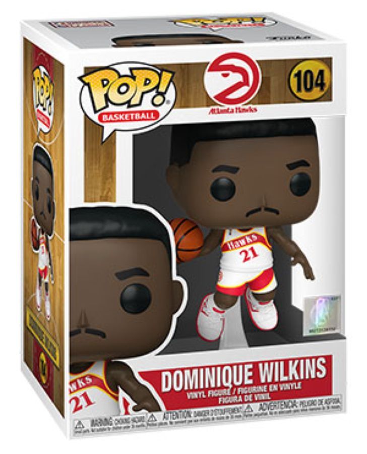 NBA: Legends – Dominique Wilkins Hawks Home (Pop! Vinyl)
