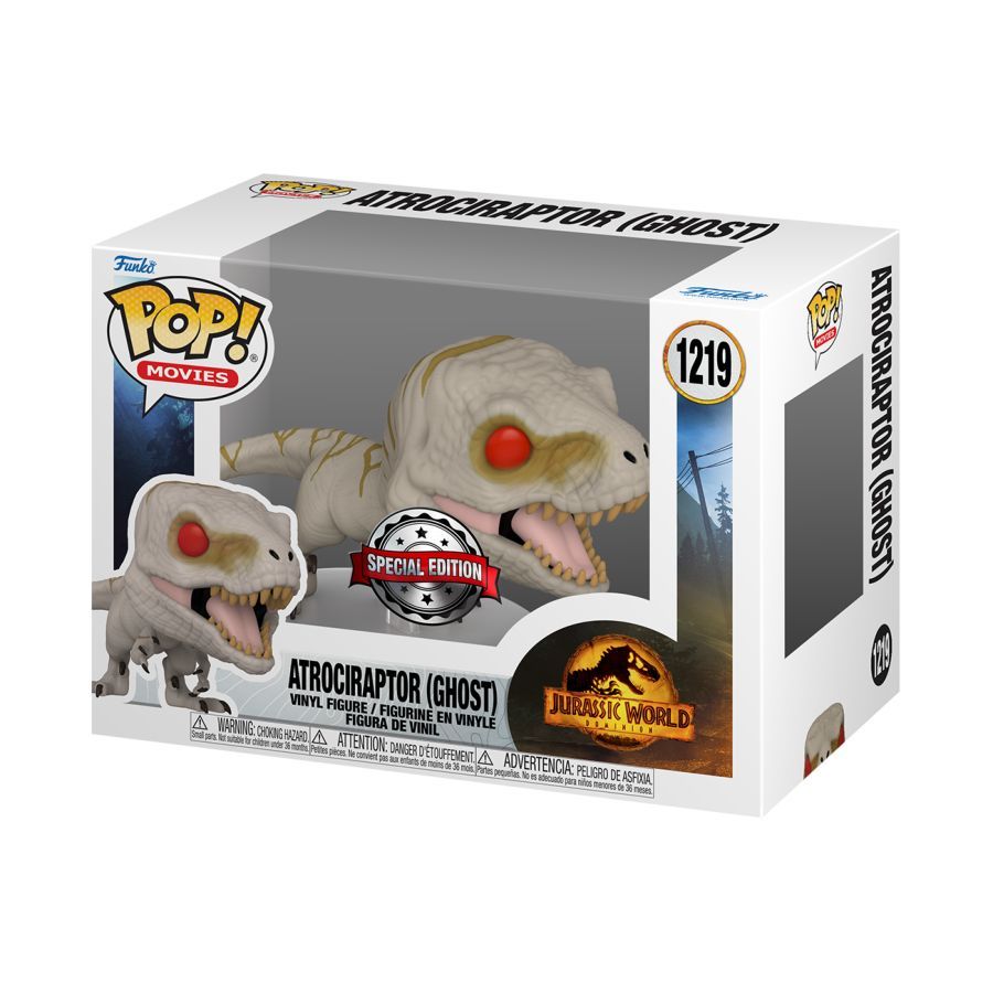 Jurassic World 3: Dominion – Atrociraptor (Ghost) (Alternative Pose) Pop! Vinyl