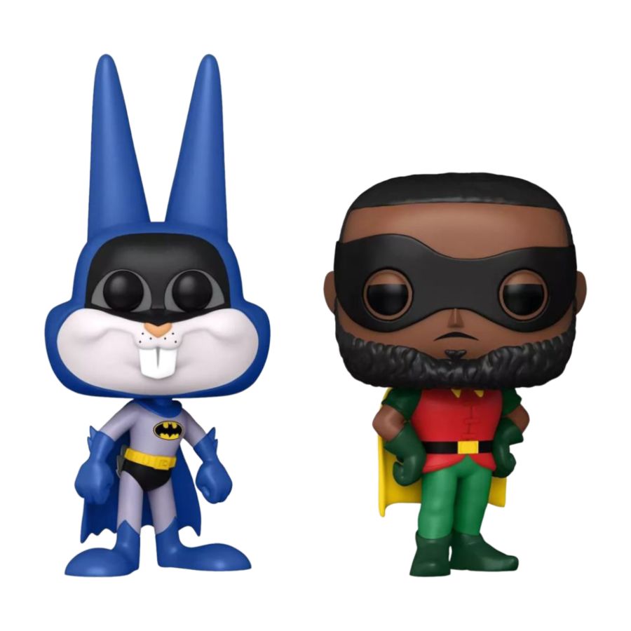 Space Jam 2: A New Legacy - Bugs Bunny As Batman And LeBron James As Robin 2-Pack (Pop! Vinyl)