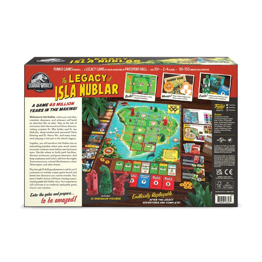 Jurassic World – The Legacy of Isla Nublar Board Game