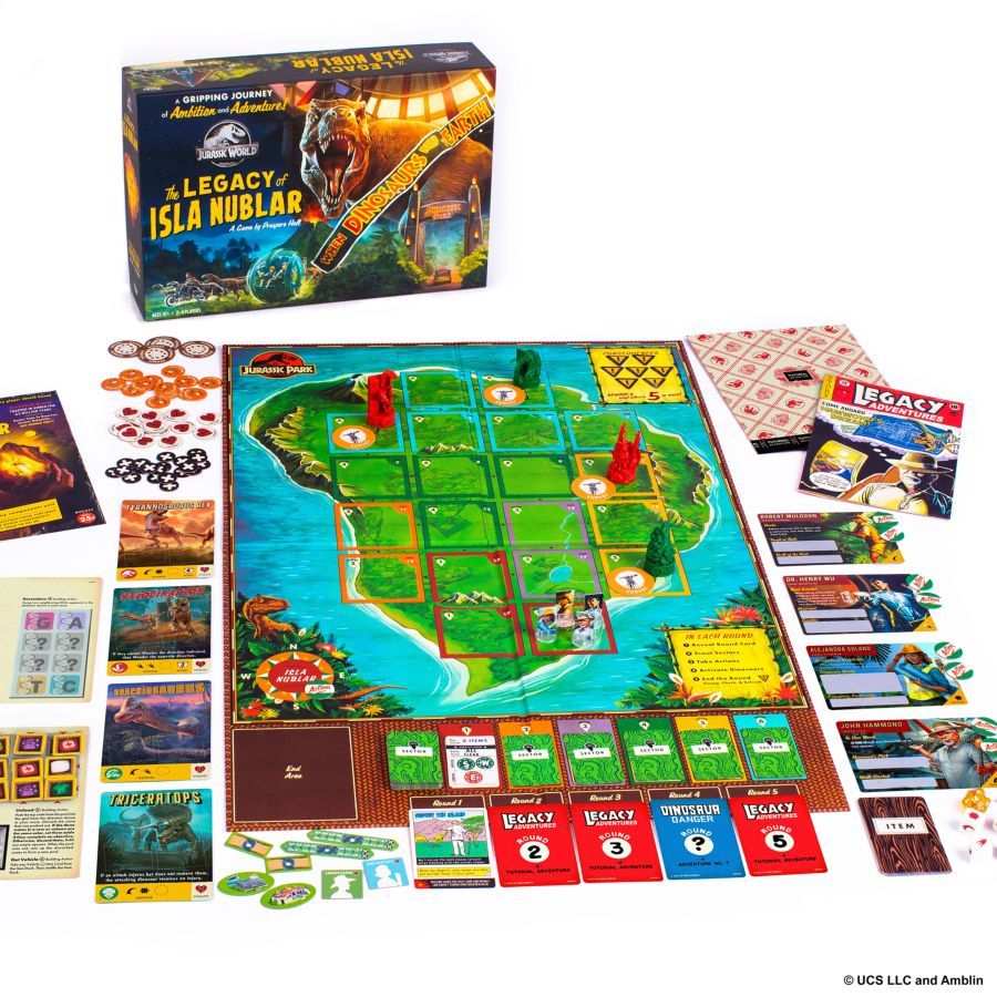 Jurassic World – The Legacy of Isla Nublar Board Game