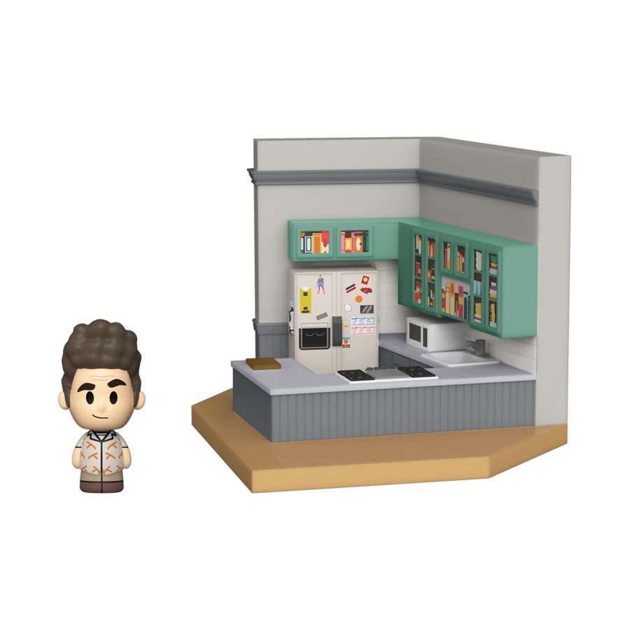 Seinfeld – Kramer with chase (Mini Moment Diorama)