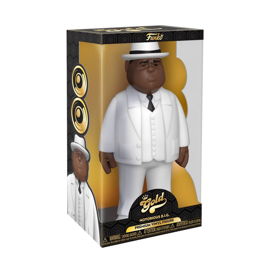 Notorious BIG – Biggie White Suit 12″ Vinyl Gold (Vinyl Figure)