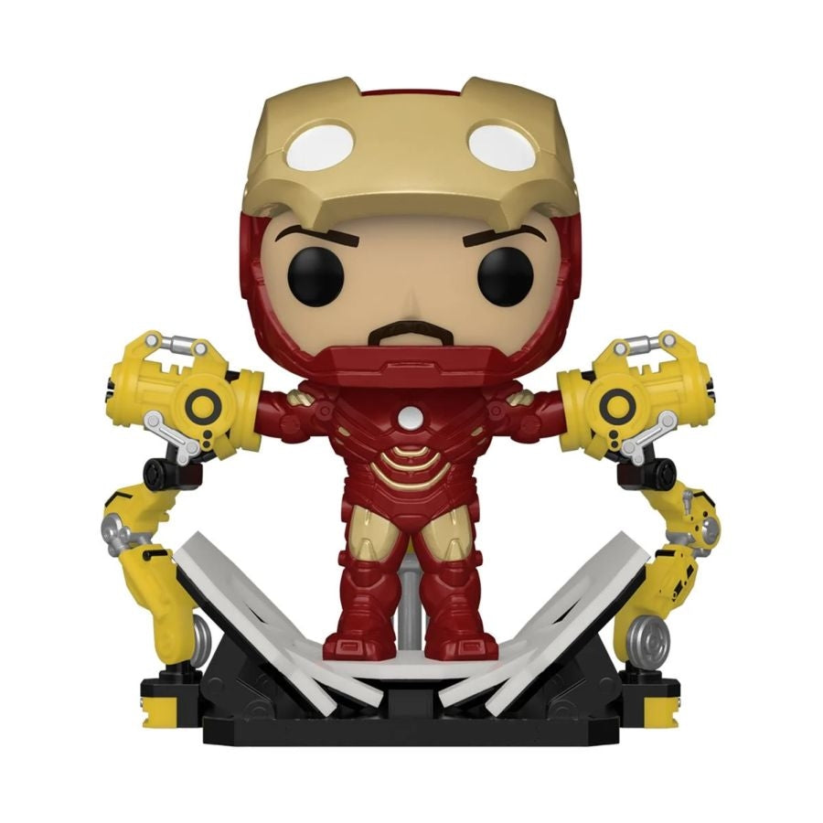 Iron Man 2 - Iron Man Mark IV with Gantry Metallic Deluxe (Pop! Vinyl)