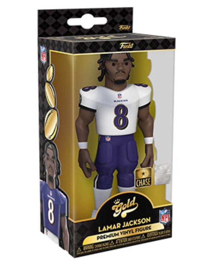 NFL: Ravens – Lamar Jackson with chase 5″ Vinyl Gold (Vinyl Figure)