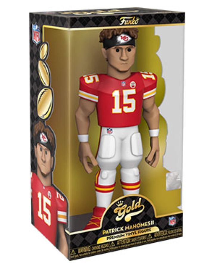 NFL: Chiefs – Patrick Mahomes with chase 12″ Vinyl Gold (Vinyl Figure)
