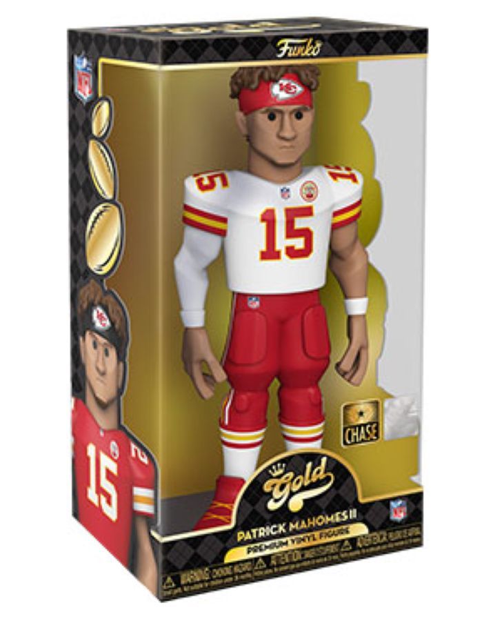NFL: Chiefs – Patrick Mahomes with chase 12″ Vinyl Gold (Vinyl Figure)