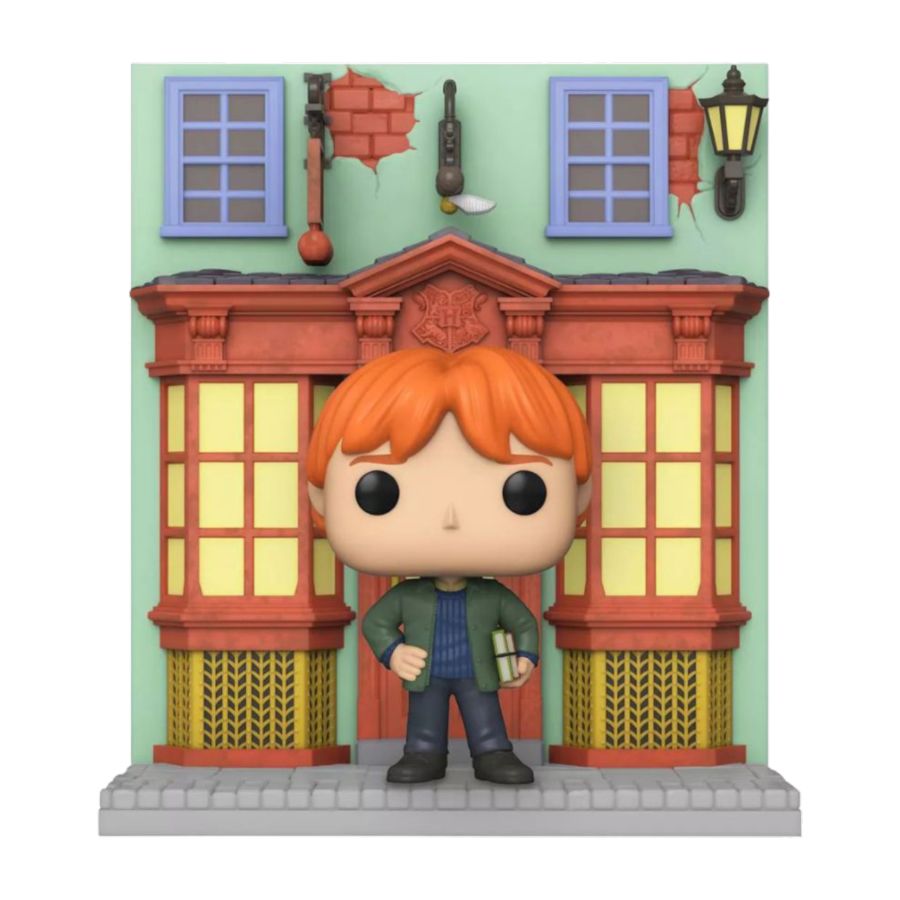 Harry Potter - Quality Quidditch Supplies With Ron Diagon Alley Deluxe (Pop! Vinyl)
