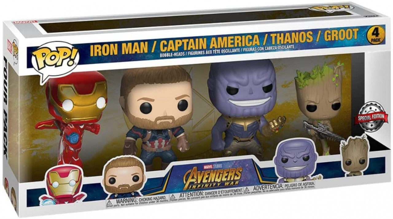 Avengers 3: Infinity War 4-Pack (Pop! Vinyl)