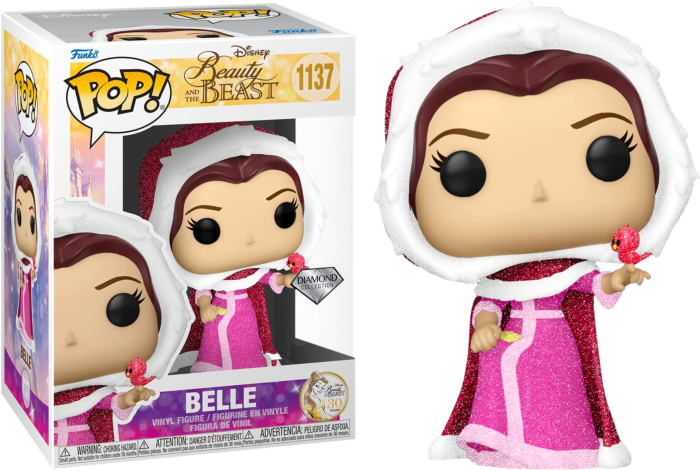 Beauty And The Beast - Belle Winter Diamond Glitter (Pop! Vinyl)