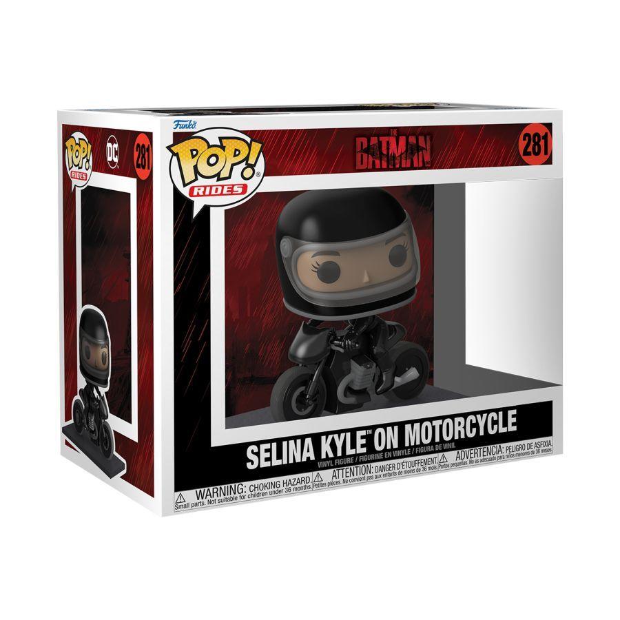 The Batman – Selina Kyle on Motorcycle (Pop! Ride)