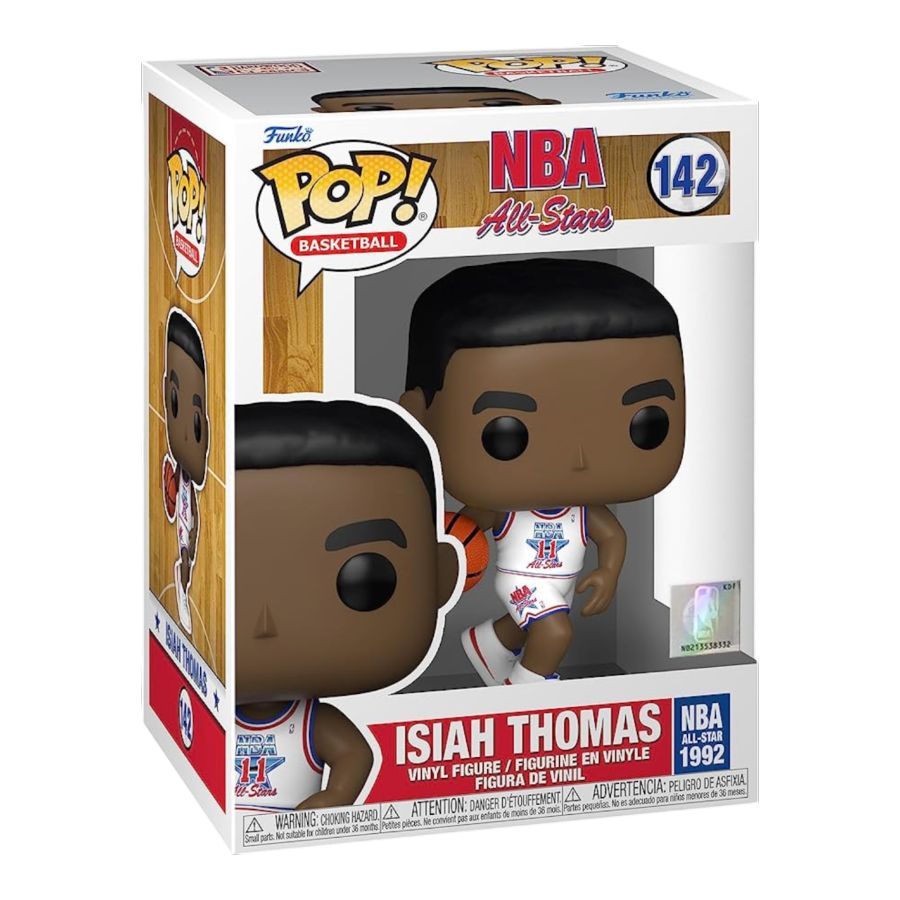NBA: Legends – Isiah Thomas White All Star Uni 92 (Pop! Vinyl)