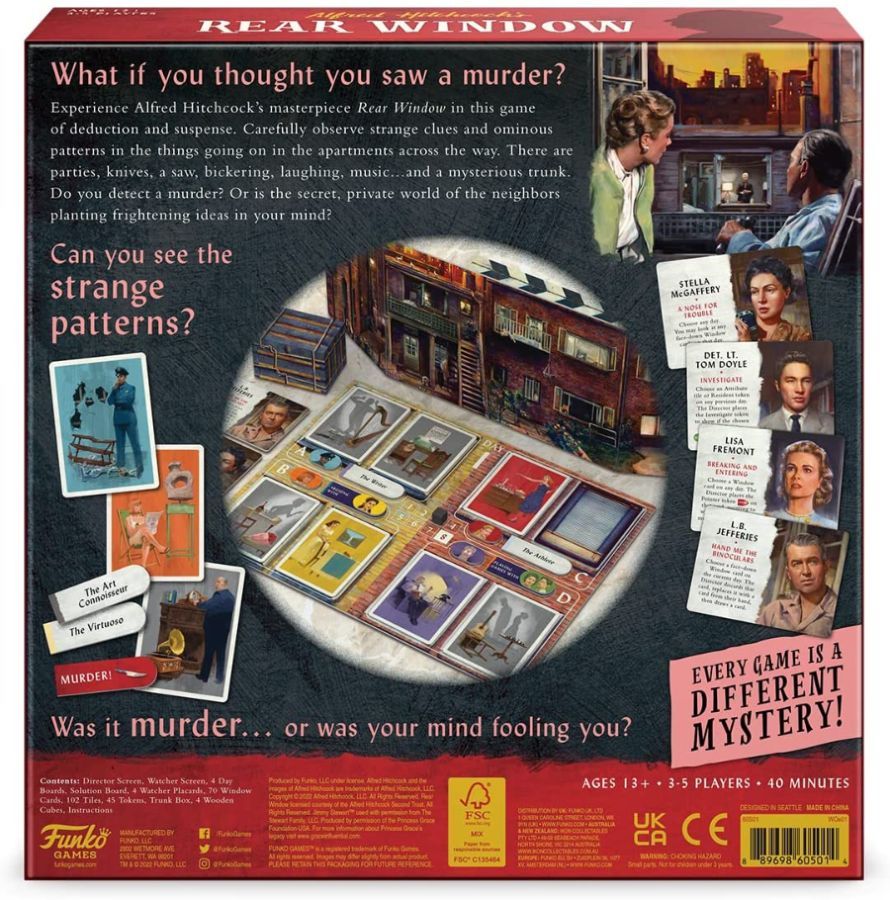 Rear Window – Board Game