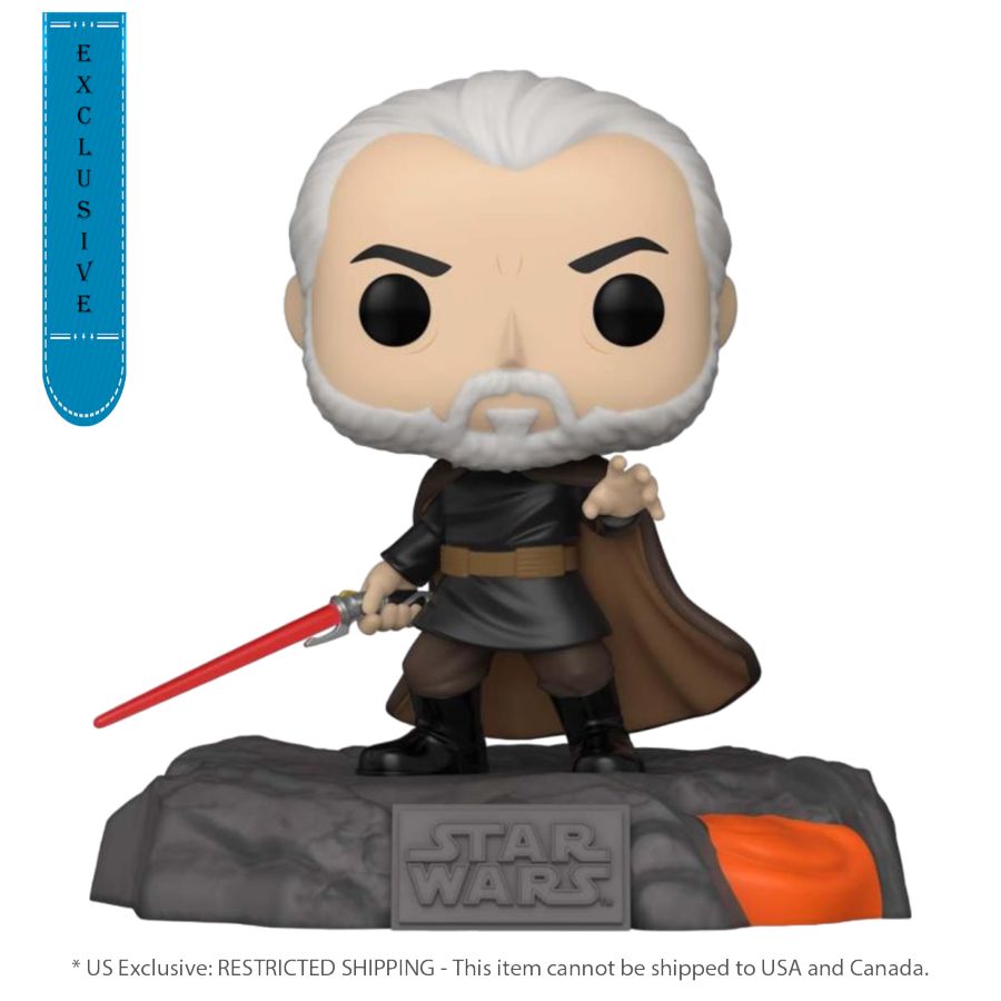 Star Wars - Red Saber Series: Darth Tyranus Glow Deluxe (Pop! Vinyl)