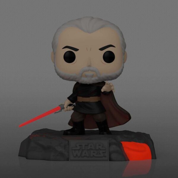 Star Wars - Red Saber Series: Darth Tyranus Glow Deluxe (Pop! Vinyl)